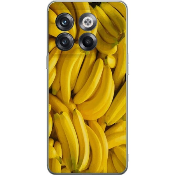 OnePlus 10T Genomskinligt Skal Banana Pattern – lekfullt mönster med gula bananer