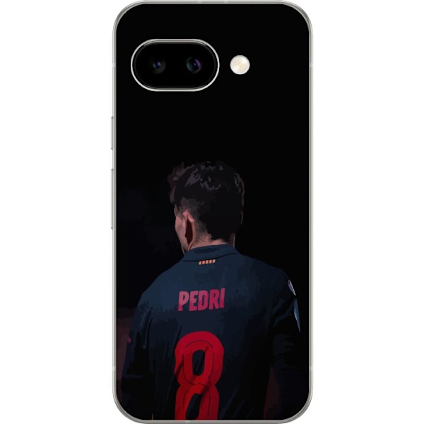 Google Pixel 9a Läpinäkyvä kuori Pedri FC Barcelona Jalkapa