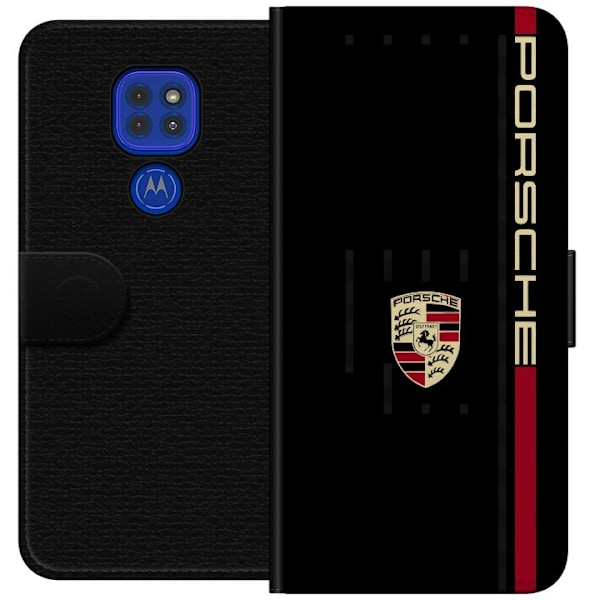 Motorola Moto G9 Play Tegnebogsetui Porsche