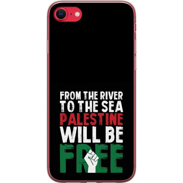 Apple iPhone 7 Läpinäkyvä kuori Vapauta Palestiina