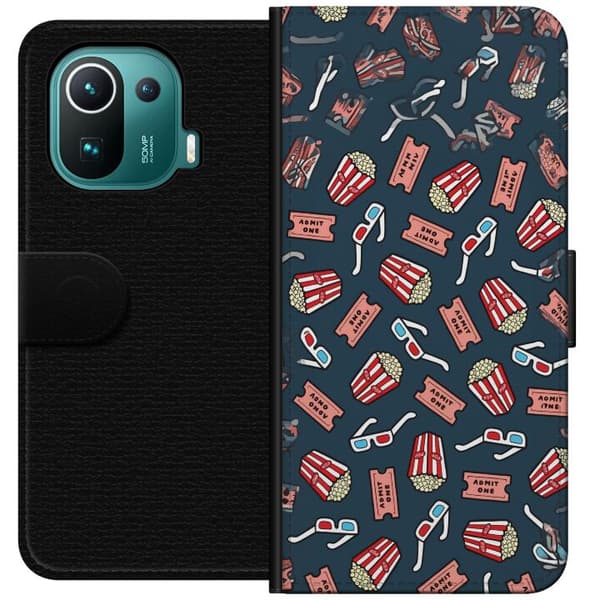 Kompatibel Tegnebogsetui til Xiaomi Mi 11 Pro Biokväll blå