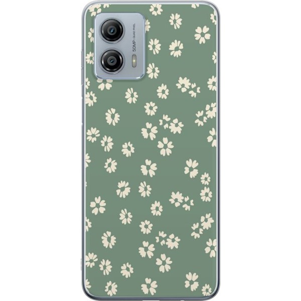 Motorola Moto G53 Läpinäkyvä kuori Kukkaisunelma - Värikäs Kukkakuvio