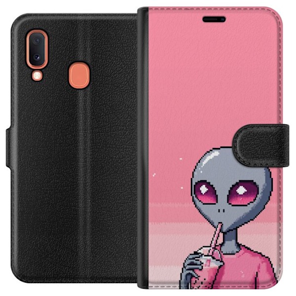 Samsung Galaxy A20e Lommeboketui Alien Smoothie