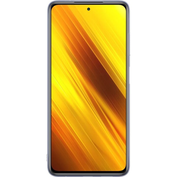 Xiaomi Poco X3 Pro Läpinäkyvä kuori Appelsiini