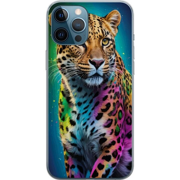 Apple iPhone 12 Pro Max Gennemsigtig cover Leopard