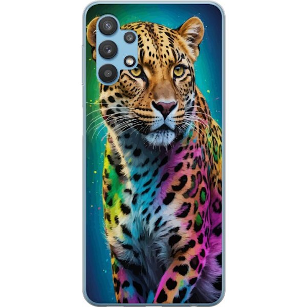 Samsung Galaxy A32 5G Gjennomsiktig deksel Leopard