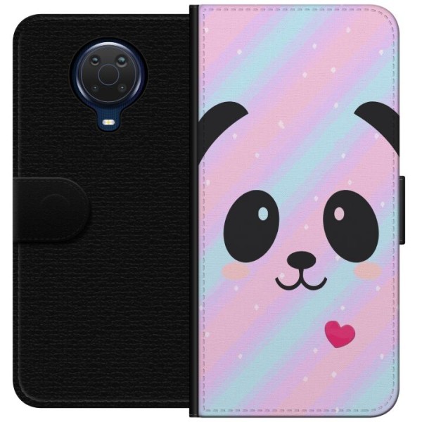 Nokia G20 Lommeboketui Regnbue Panda