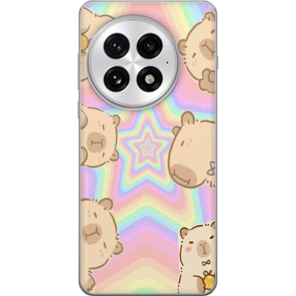 OnePlus 13 Läpinäkyvä kuori Kawaii Capybara Galaxy Söpö A