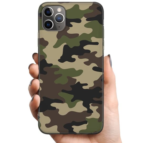 Kompatibelt Mobildeksel til Apple iPhone 11 Pro Max Militær