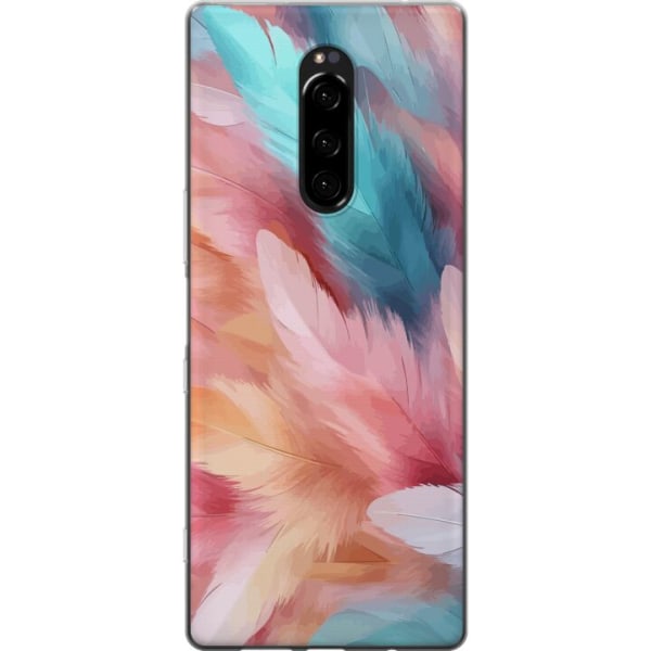 Sony Xperia 1 Gennemsigtig cover Fjer