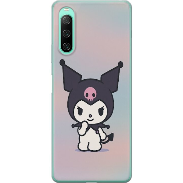 Sony Xperia 10 IV Genomskinligt Skal Kawaii Sanrio Kuromi