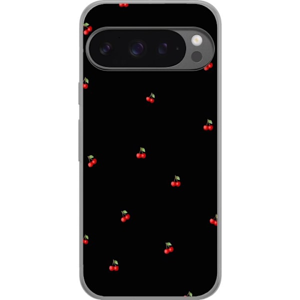 Google Pixel 9 Pro XL Gennemsigtig cover Kirsebær