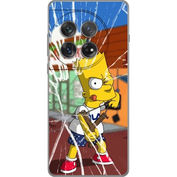 OnePlus 12 Läpinäkyvä kuori Bart Simpson