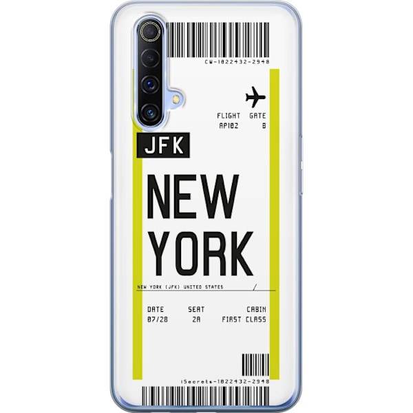 Realme X50 5G Gjennomsiktig deksel New York