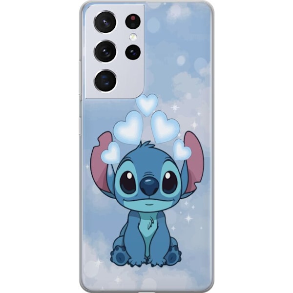 Samsung Galaxy S21 Ultra 5G Läpinäkyvä kuori Stitch Hyppä