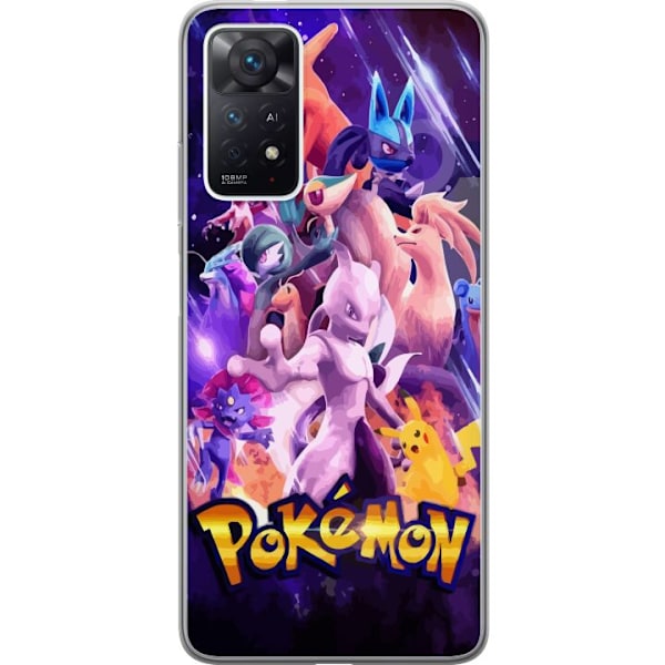 Xiaomi Redmi Note 11 Pro Gjennomsiktig deksel Pokemon