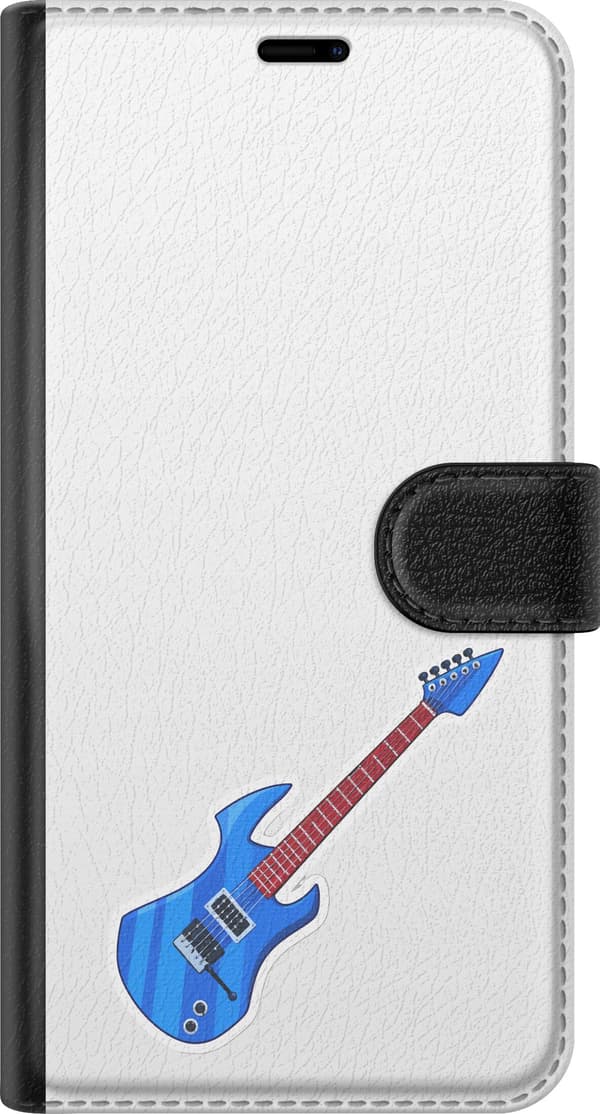 Kompatibel Tegnebogsetui til OnePlus Nord CE6 Blå elgitarr blå