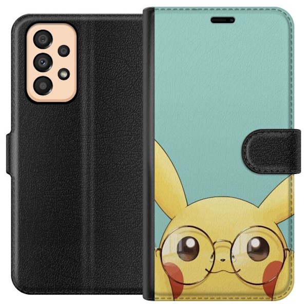 Samsung Galaxy A33 5G Plånboksfodral Pikachu glasögon