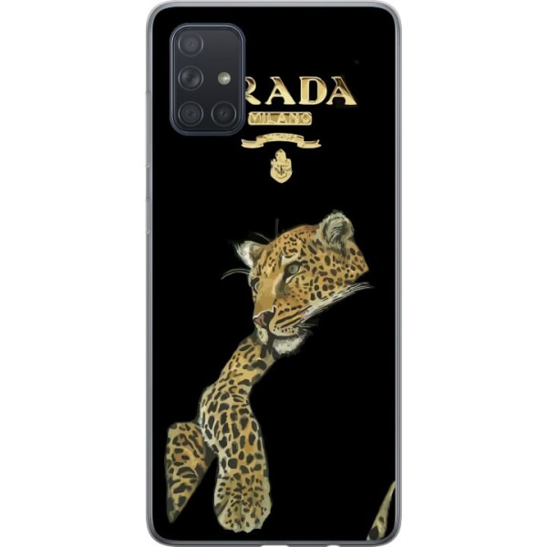 Samsung Galaxy A71 Gennemsigtig cover Prada Leopard
