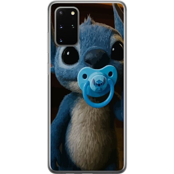 Samsung Galaxy S20+ Genomskinligt Skal Stitch & Napp – babytema med söt karaktär
