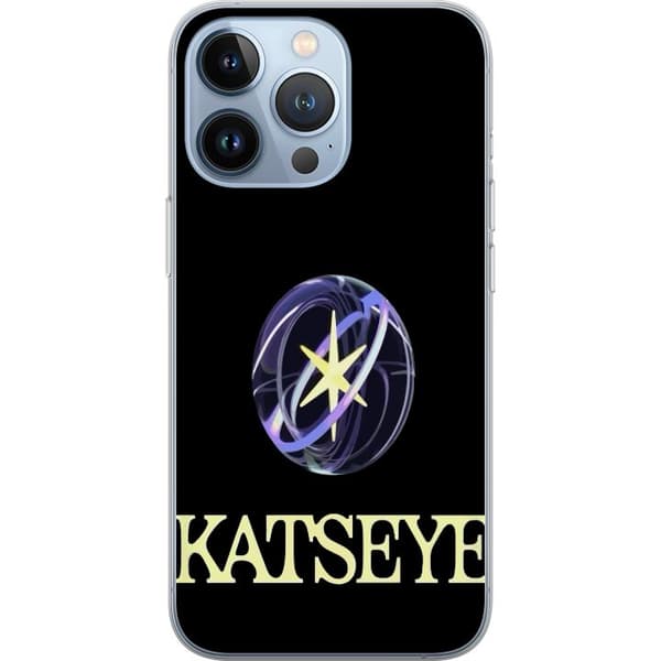 Yhteensopiva Puhelinkuori Apple iPhone 13 Pro KATSEYE logotyp musta