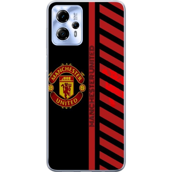 Motorola Moto G13 Gennemsigtig cover Manchester United