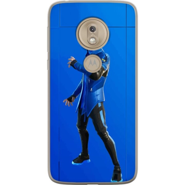 Motorola Moto G7 Play Gennemsigtig cover Fortnite - Ninja Blue
