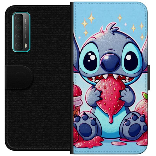 Huawei P smart 2021 Tegnebogsetui Strawberry Stitch