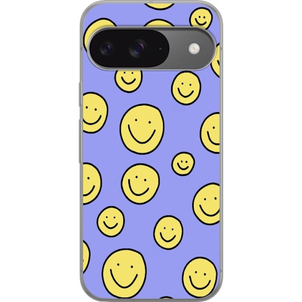 Google Pixel 9 Pro Läpinäkyvä kuori Hymy Kaavio