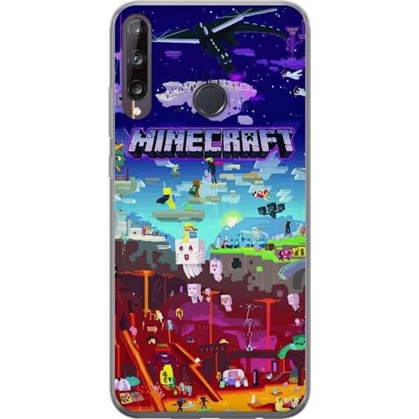 Huawei P40 lite E Gjennomsiktig deksel Minecraft