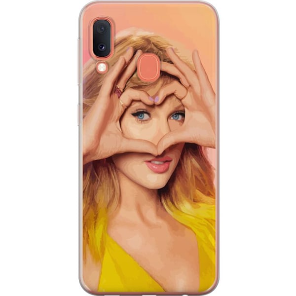 Samsung Galaxy A20e Gennemsigtig cover Taylor Swift