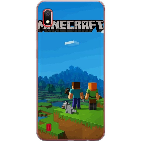 Samsung Galaxy A10 Genomskinligt Skal Minecraft Key Art