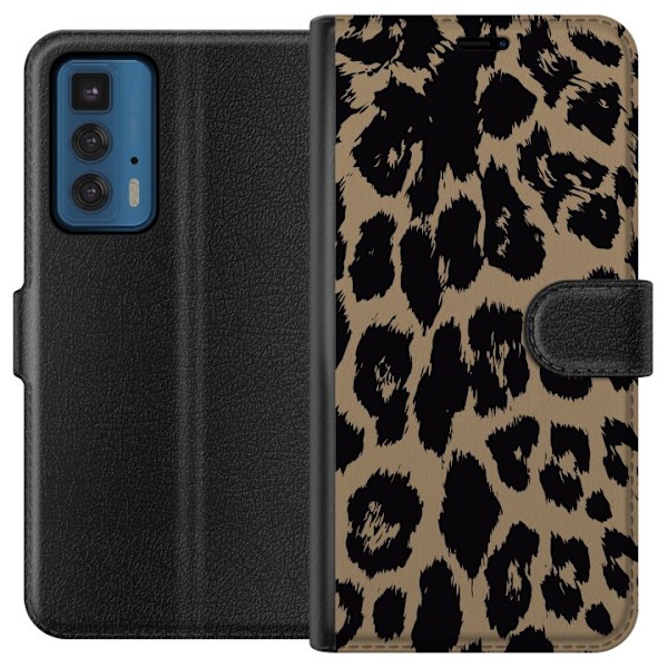 Motorola Edge 20 Pro Plånboksfodral Leopard