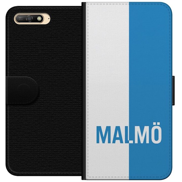 Huawei Y6 (2018) Lompakkokotelo Malmö – jalkapallo