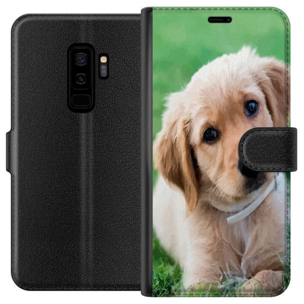 Kompatibel Tegnebogsetui til Samsung Galaxy S9+ Hund