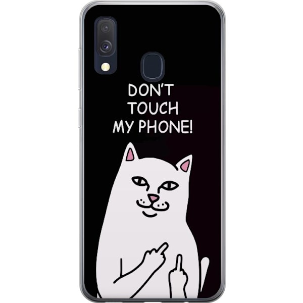 Samsung Galaxy A40 Läpinäkyvä kuori Puhelin