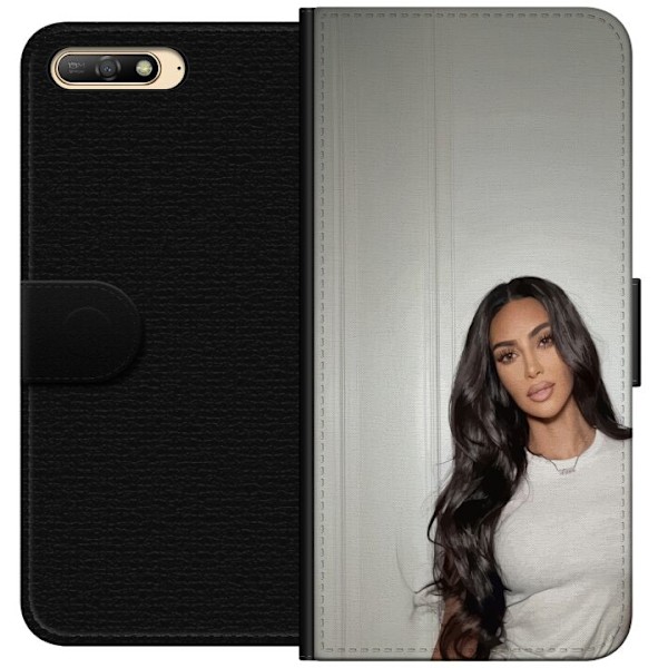 Huawei Y6 (2018) Lompakkokotelo Kim Kardashian – Iconic Style Collection