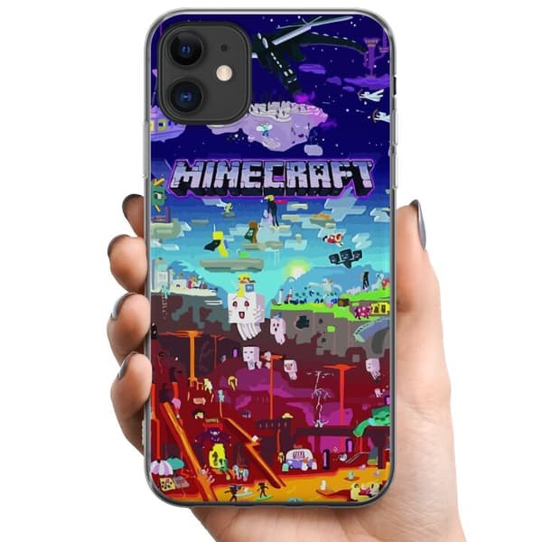 Kompatibelt Mobildeksel til Apple iPhone 11 MineCraft