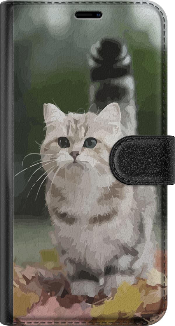 Kompatibelt Plånboksfodral till Apple iPhone 11 Katt