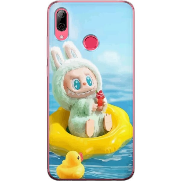 Huawei Y7 (2019) Genomskinligt Skal Labubu Stripe Attack – R