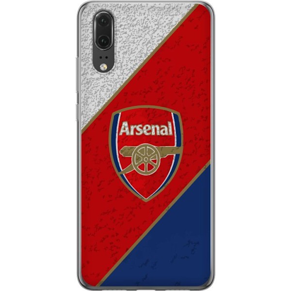 Huawei P20 Gennemsigtig cover Arsenal