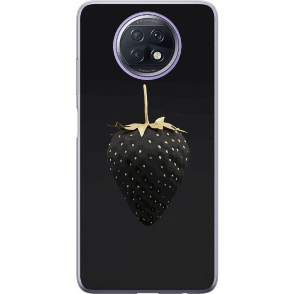 Xiaomi Redmi Note 9T Gennemsigtig cover Luksus Jordbær