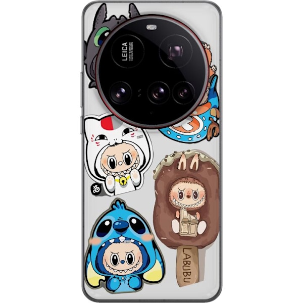 Xiaomi 15 Ultra Läpinäkyvä kuori Labubu hahmokokoelma - Pop