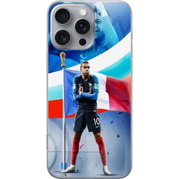 Apple iPhone 16 Pro Max Gennemsigtig cover Kylian Mbappé