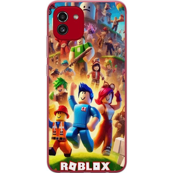 Samsung Galaxy A03 Läpinäkyvä kuori Roblox