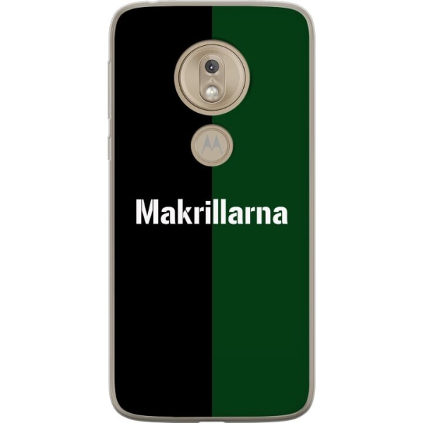 Motorola Moto G7 Play Gennemsigtig cover Makrel Fodbold