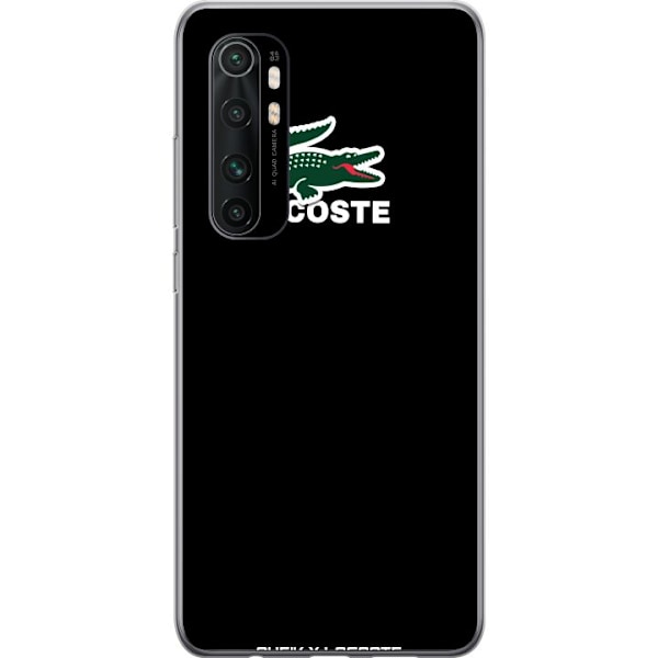 Xiaomi Mi Note 10 Lite Gjennomsiktig deksel Lacoste