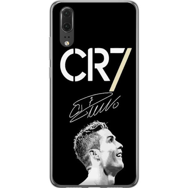 Huawei P20 Läpinäkyvä kuori CR7 Ronaldo