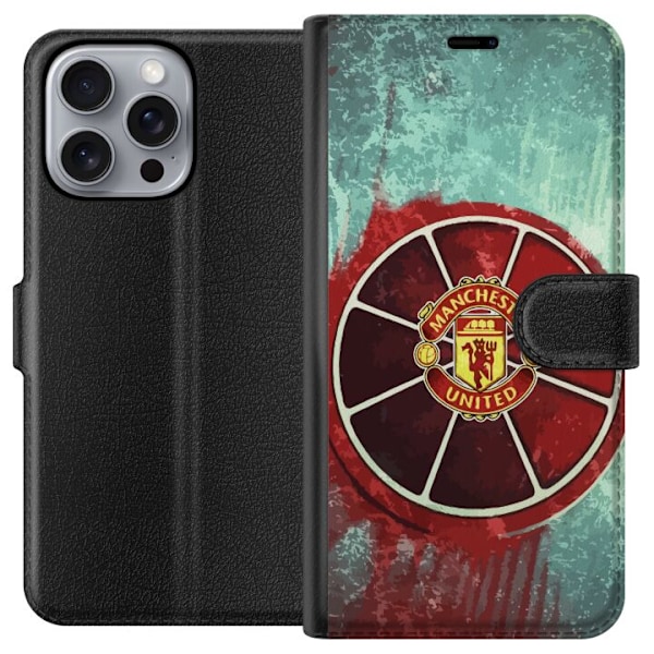 Apple iPhone 16 Pro Max Lompakkokotelo Manshester United