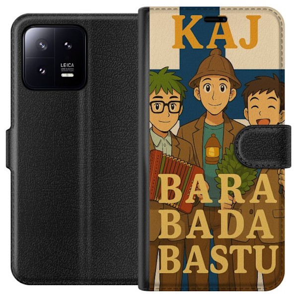 Xiaomi 13 Lompakkokotelo Vain ota sauna KAJ